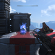 The IWHBYD skull rests on top of a chest on top of the Tower in Halo Infinite.